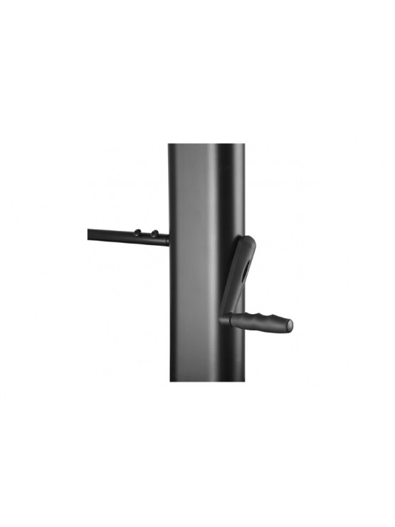 ტელევიზორის სადგამი: Gembird TVS-100T-02 Height adjustable TV floor stand with caster wheels 60" - 100"