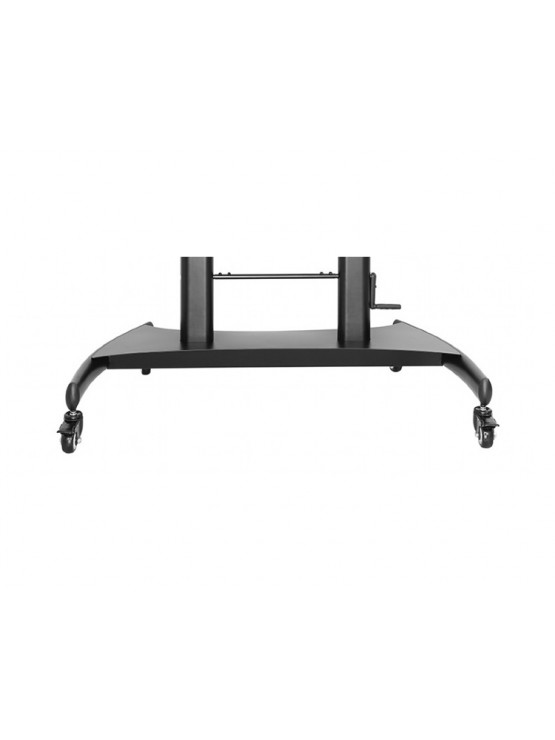 ტელევიზორის სადგამი: Gembird TVS-100T-02 Height adjustable TV floor stand with caster wheels 60" - 100"