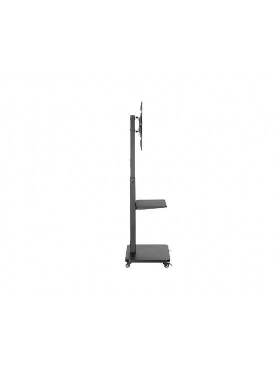 ტელევიზორის სადგამი: Gembird TVS-75S-02 TV Floor Stand With Caster Wheels 37"-75" Black