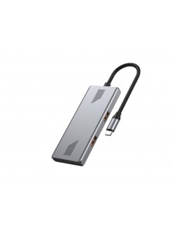 USB ჰაბი: Gembird UHB-CM-U310-A2C2-01 4-port A+C USB 3.2 (Gen 2) USB-C Hub