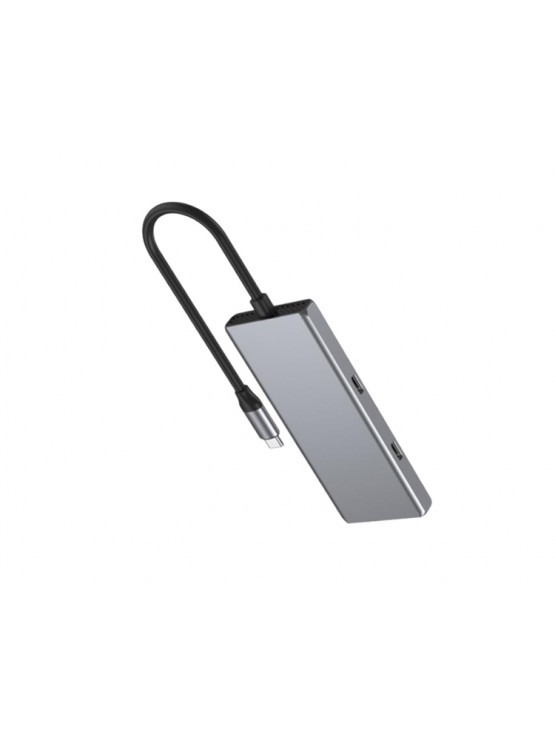 USB ჰაბი: Gembird UHB-CM-U310-A2C2-01 4-port A+C USB 3.2 (Gen 2) USB-C Hub