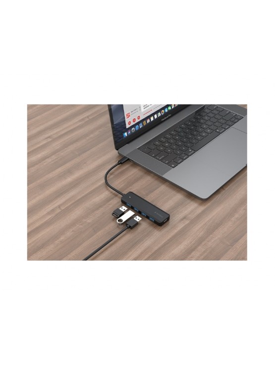 USB ჰაბი: Gembird UHB-CM-U3P4P-01 4-port USB 3.1 Type-C Hub