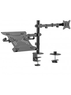 მონიტორის საკიდი: Gembird MA-DA-03 Adjustable Desk Mount With Monitor Arm and Notebook Tray