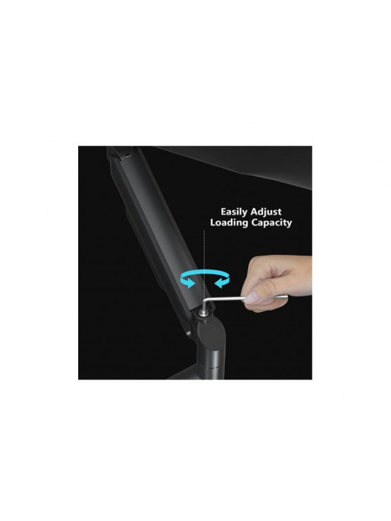 მონიტორის საკიდი: Gembird MA-DA1-04 Full-motion desk display Mounting Arm 17"-32" Black