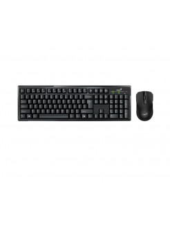 კლავიატურა-მაუსი: Genius KM-8101 Wireless Keyboard & Mouse Combo Black