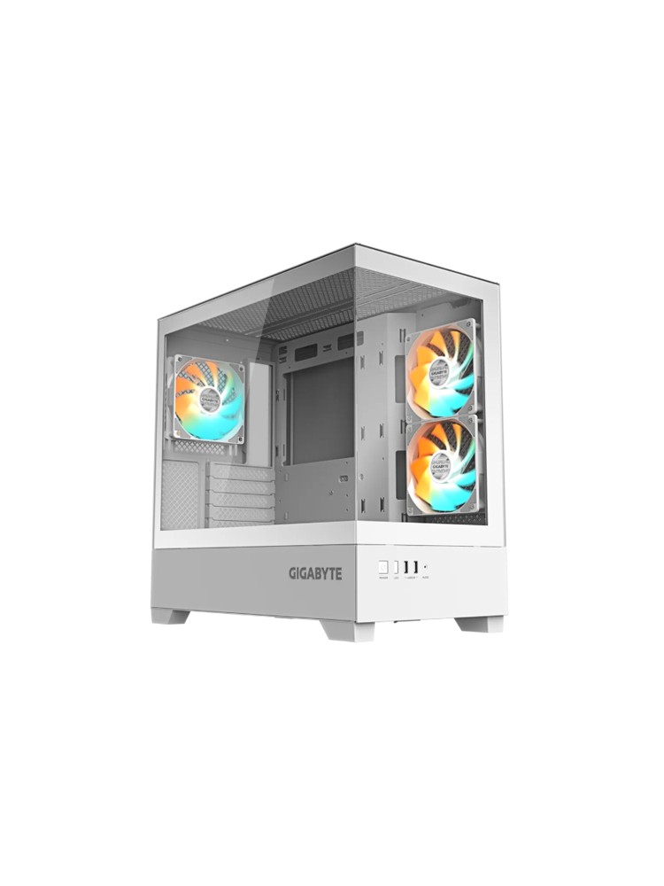 ქეისი: Gigabyte C201PI PANORAMIC ICE 3x120mm ARGB Fans Midi Tower White