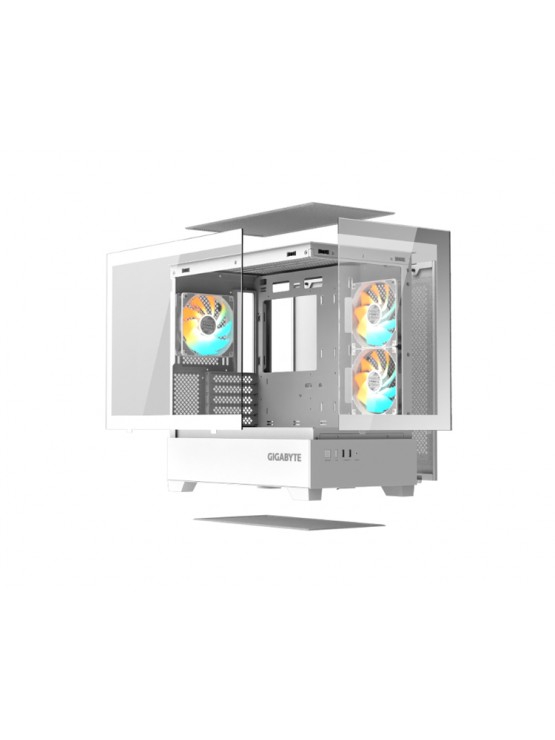 ქეისი: Gigabyte C201PI PANORAMIC ICE 3x120mm ARGB Fans Midi Tower White