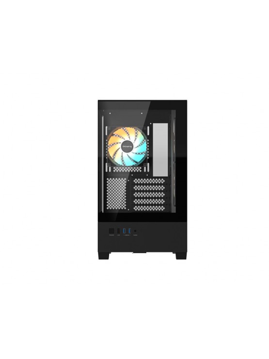 ქეისი: Gigabyte C201P PANORAMIC 3x120mm ARGB Fans Midi Tower Black	