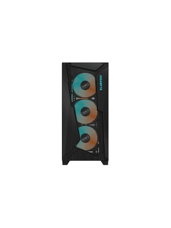 ქეისი: Gigabyte C301 GLASS V2 4x120mm ARGB Fans Mid Tower Black	