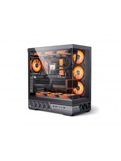ქეისი: Golden Field BALANCE WORLD 1 Black 7x120mm RGB Fans