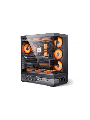 ქეისი: Golden Field BALANCE WORLD 1 Black 7x120mm RGB Fans