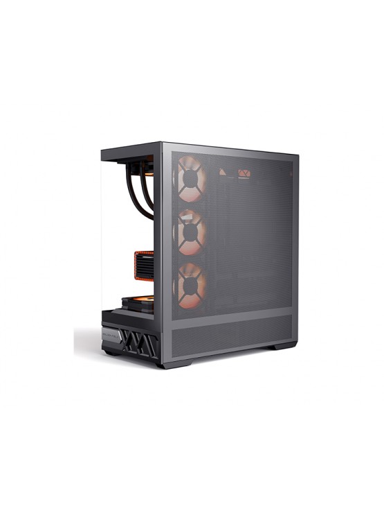 ქეისი: Golden Field BALANCE WORLD 1 Black 7x120mm RGB Fans