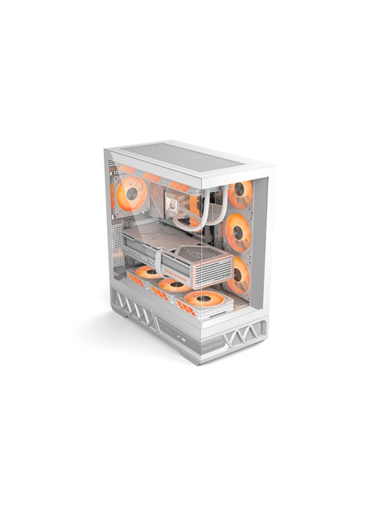 ქეისი: Golden Field BALANCE WORLD 1 WHITE 7x120mm RGB Fans