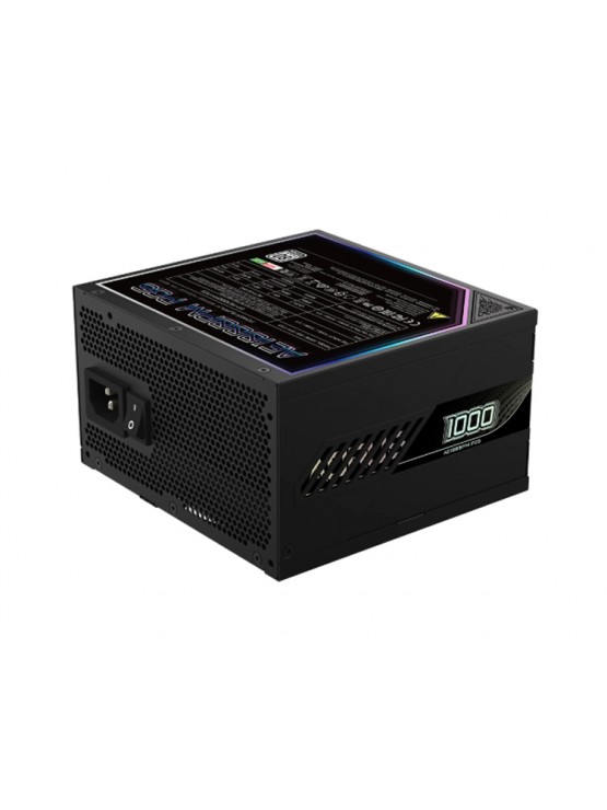 კვების ბლოკი: Gigabyte AORUS ELITE GP-AE1000PM PG5 1000W 80 Plus Platinum Modular PCIe 5.0