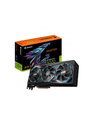 ვიდეო დაფა: Gigabyte AORUS GeForce RTX5070 MASTER 12GB 192-Bit GDDR7 - GV-N5070AORUS M-12GD