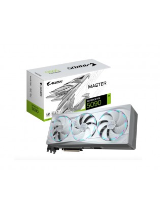 ვიდე დაფა: Gigabyte AORUS GeForce RTX5090 MASTER ICE 32GB 512-Bit GDDR7 - GV-N5090AORUSM ICE-32GD