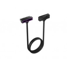 PSU კაბელის დამაგრძელებელი: Asiahorse HYDRUS 24PIN BLACK - 30CM