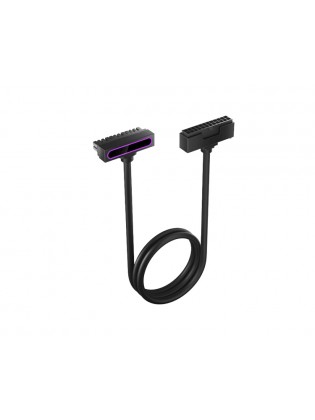 PSU კაბელის დამაგრძელებელი: Asiahorse HYDRUS 24PIN BLACK - 30CM