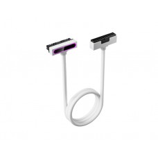 PSU კაბელის დამაგრძელებელი: Asiahorse HYDRUS 24PIN WHITE - 30CM