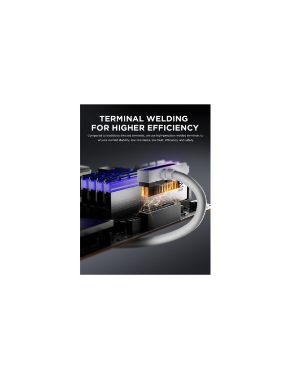 PSU კაბელის დამაგრძელებელი: Asiahorse HYDRUS 24PIN WHITE - 30CM