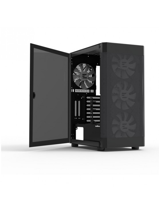 ქეისი: Zalman i4 TG 4x140mm RGB LED Fans Mid-Tower Black