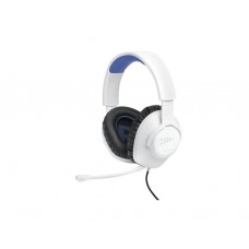 ყურსასმენი: JBL Quantum 100P Console Wired Headphone White - JBLQ100PWHTBLU