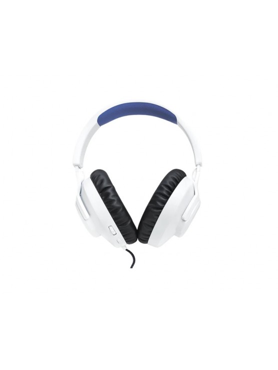 ყურსასმენი: JBL Quantum 100P Console Wired Headphone White - JBLQ100PWHTBLU