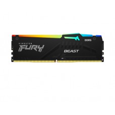ოპერატიული მეხსიერება: Kingston FURY Beast Black RGB XMP DDR5 32GB 6000MHz DIMM - KF560C30BBA-32