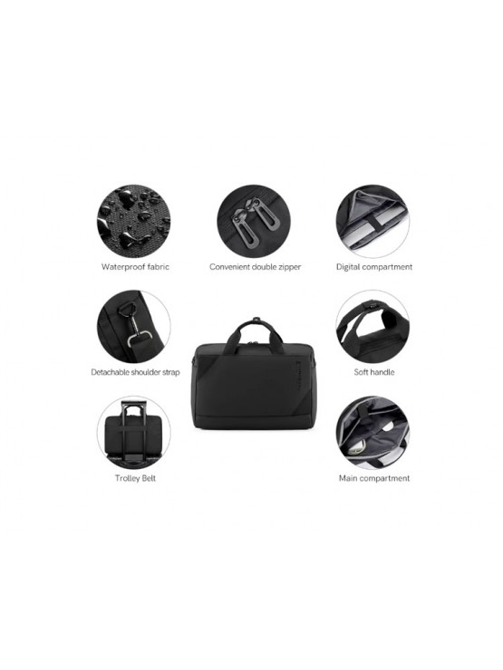 ნოუთბუქის ჩანთა: kingsons 15.6" Laptop Bag Black - K10191-2