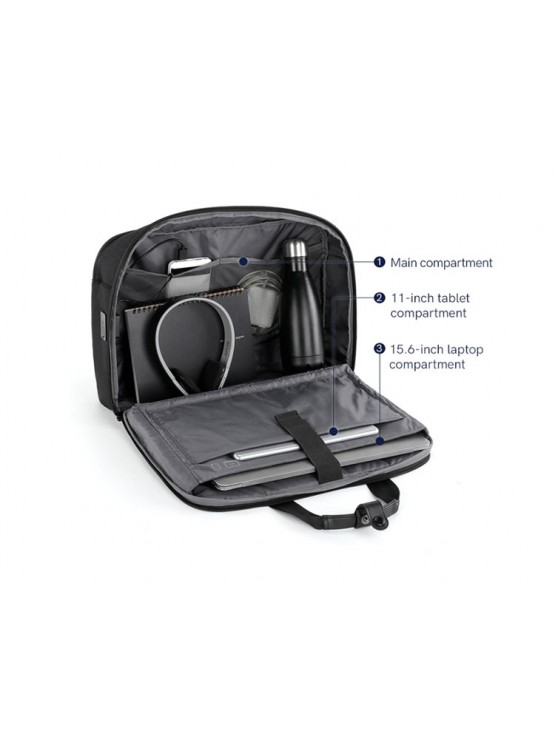 ნოუთბუქის ჩანთა: kingsons 15.6" Laptop Bag Black - K9975-4
