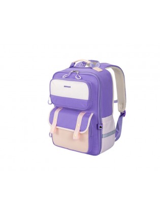 ზურგჩანთა: kingsons 15.6" Primary School Backpack Purple - KS251093