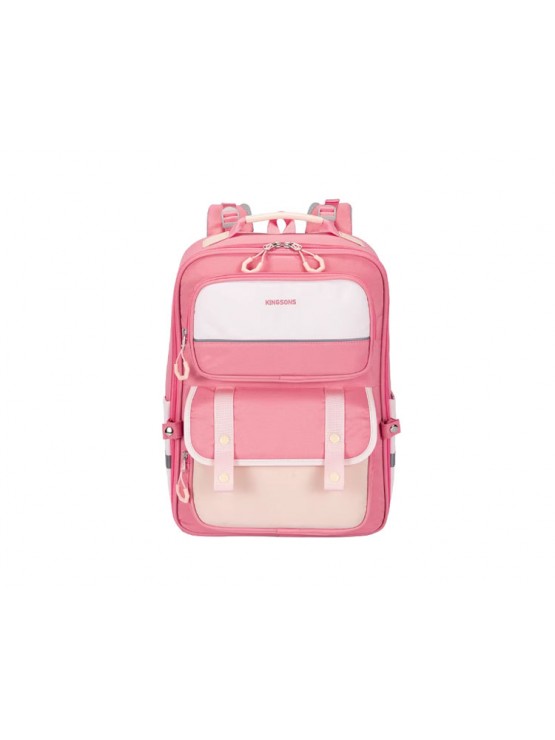 ზურგჩანთა: kingsons 15.6" Primary School Backpack Pink - KS251093