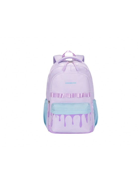ზურგჩანთა: kingsons 15.6" Primary School Backpack Purple - KS251308