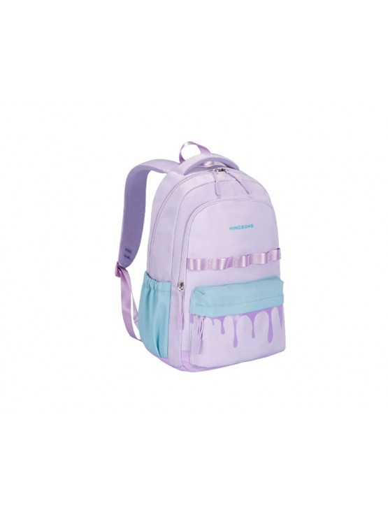 ზურგჩანთა: kingsons 15.6" Primary School Backpack Purple - KS251308