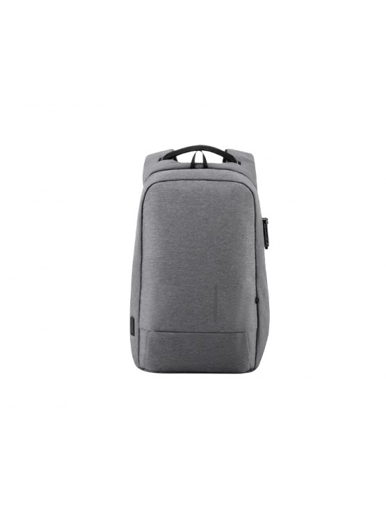 ზურგჩანთა: Kingsons Anti Theft Commuter Backpack With USB Charger 15.6" Grey - KS3149W-D