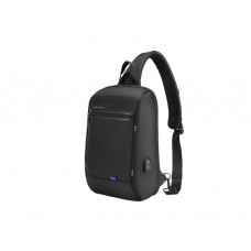 ზურგჩანთა: Kingsons Laptop Backpack With USB Charger 15.6" Black - KS3165-G