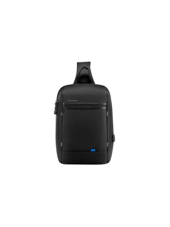 ზურგჩანთა: Kingsons Laptop Backpack With USB Charger 15.6" Black - KS3165-G