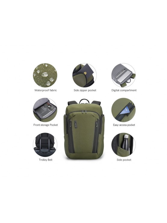 ზურგჩანთა: kingsons 15.6" Laptop Backpack Green - KS3337W