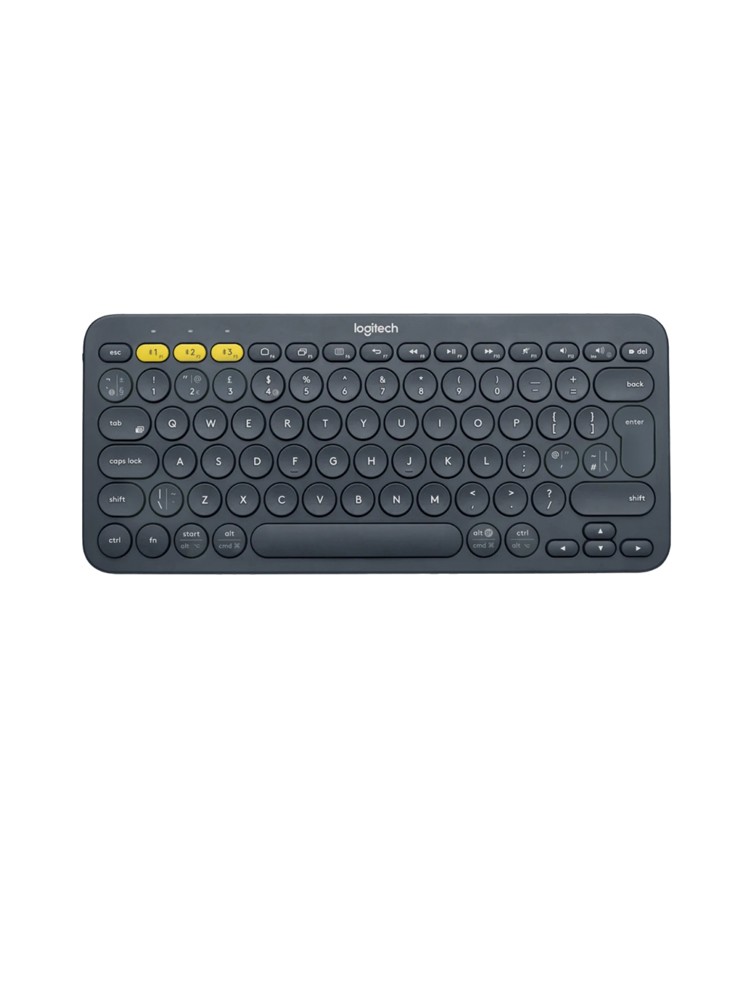 კლავიატურა: Logitech K380 Multi-Device Bluetooth Keyboard Dark Grey - 920-007584