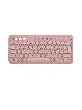 კლავიატურა: Logitech Pebble Keys 2 K380s Wireless Bluetooth Keyboard Tonal Rose - 920-011853