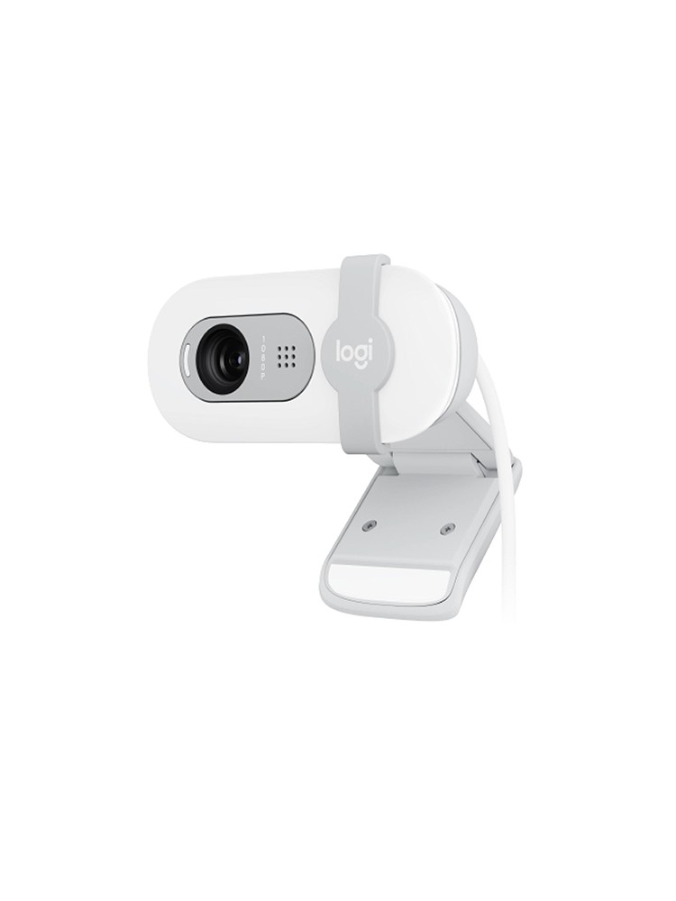 ვებკამერა: Logitech BRIO 100 FHD 1080p/30fps USB Off-White - 960-001617