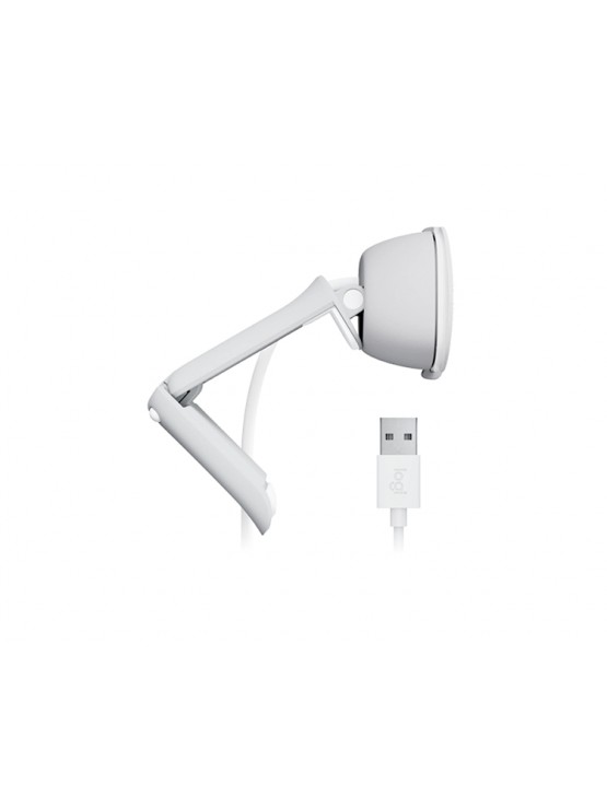 ვებკამერა: Logitech BRIO 100 FHD 1080p/30fps USB Off-White - 960-001617