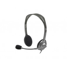 ყურსასმენი: Logitech H110 Stereo Headset Grey/Silver - 981-000271