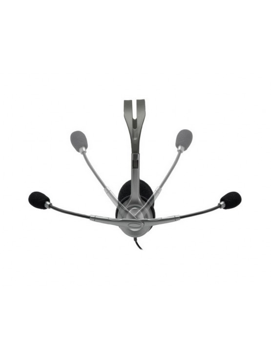 ყურსასმენი: Logitech H110 Stereo Headset Grey/Silver - 981-000271