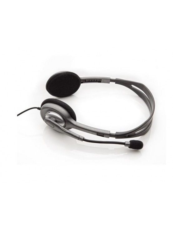 ყურსასმენი: Logitech H110 Stereo Headset Grey/Silver - 981-000271
