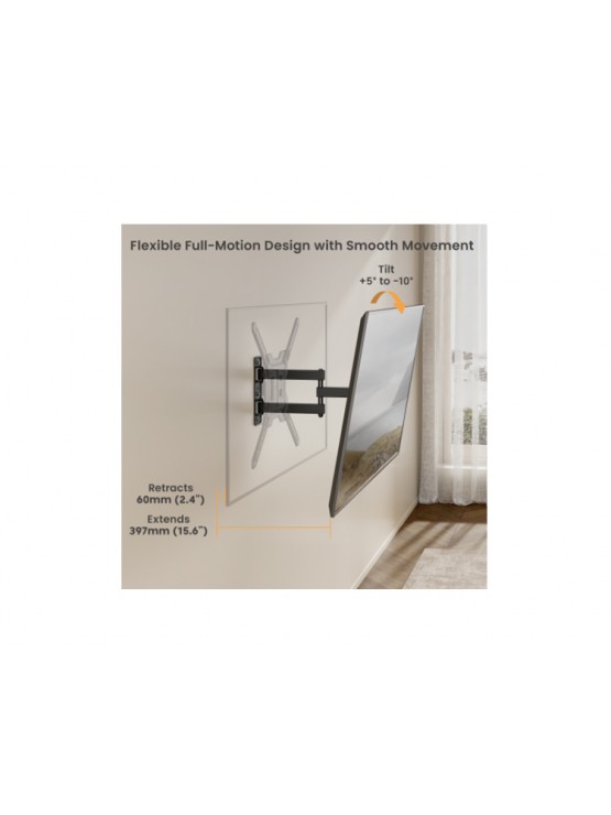 ტელევიზორის საკიდი: Vertex VX-TV-FM2365 Full-Motion TV Wall Mount 23"-65"