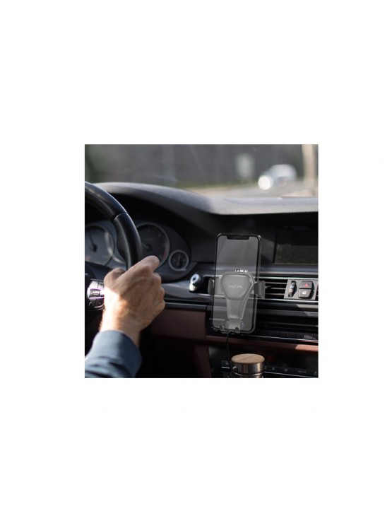 სმარტფონის სამაგრი: Logilink AA0164 Smartphone holder for air vents 4-6.5" smartphones Black
