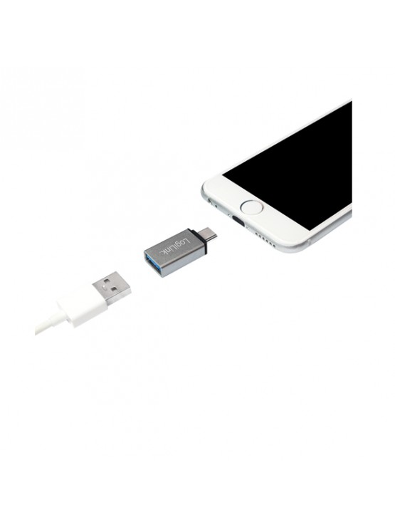 ადაპტერი: Logilink AU0040 USB-C adapter set C/M to USB-A/F + C/M to Micro-USB/F Silver