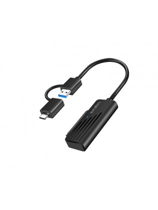 ადაპტერი: Logilink AU0062 USB-A/USB-C 2-in-1 to SATA Adapter USB 3.2 Gen1 Compatible Black