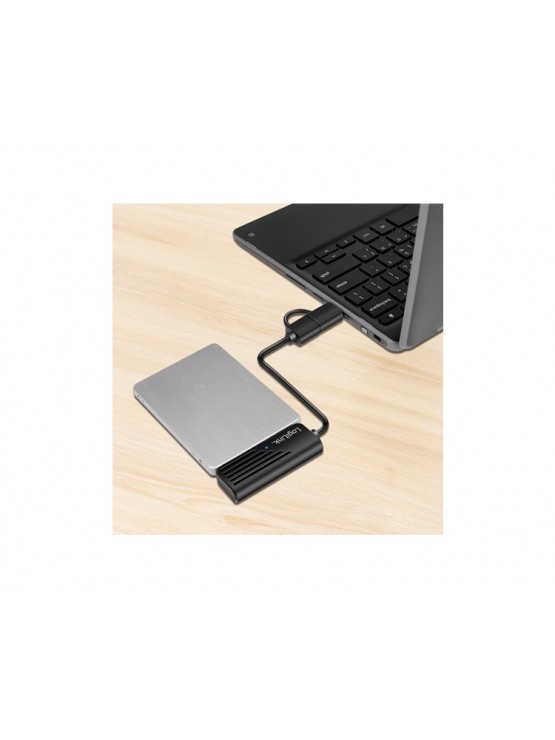 ადაპტერი: Logilink AU0062 USB-A/USB-C 2-in-1 to SATA Adapter USB 3.2 Gen1 Compatible Black